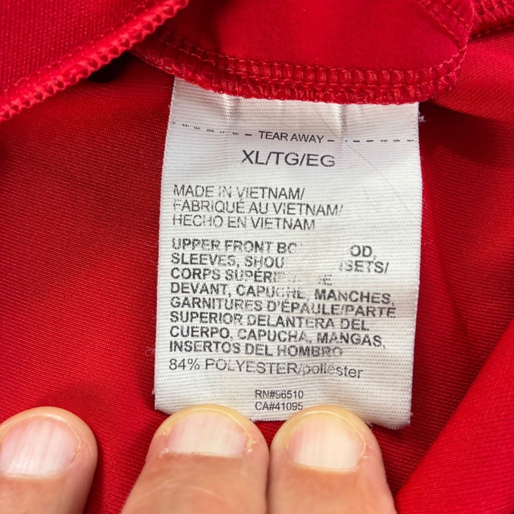 Under Armour Utah Utes Men XL Red 1/2 Zip Short Sleeve Hoodie Pullover Loose Fit - Picture 6 of 16
